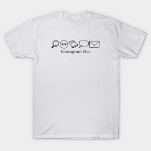 Enneagram 5 T-Shirt | Enneagram Type 5 | Investigator | Cerebral | Enneagram Gifts | Unisex - Men & Women's Tee T-Shirt